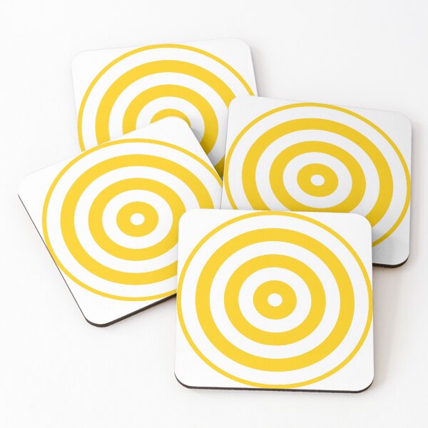 Item preview, Geometric Pattern: Rondel: White Yellow designed and sold by Red Wolf.