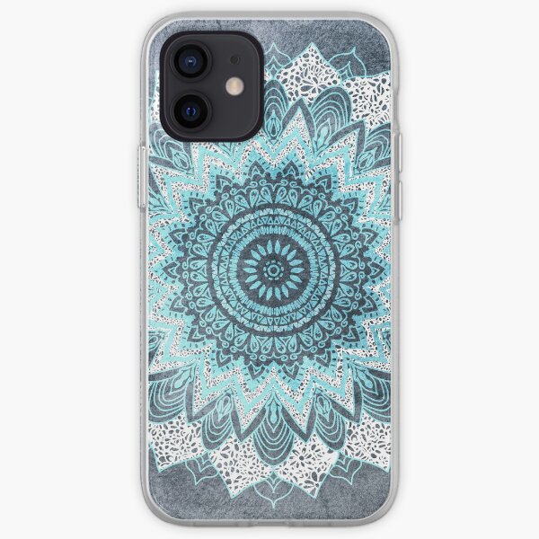 BOHOCHIC MANDALA IN BLUE iPhone Soft Case