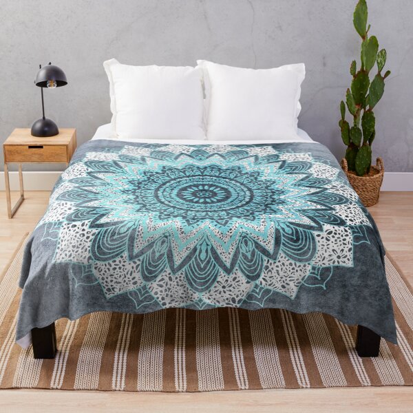 Item preview, BOHOCHIC MANDALA IN BLUE designed and sold by nikamartinez.