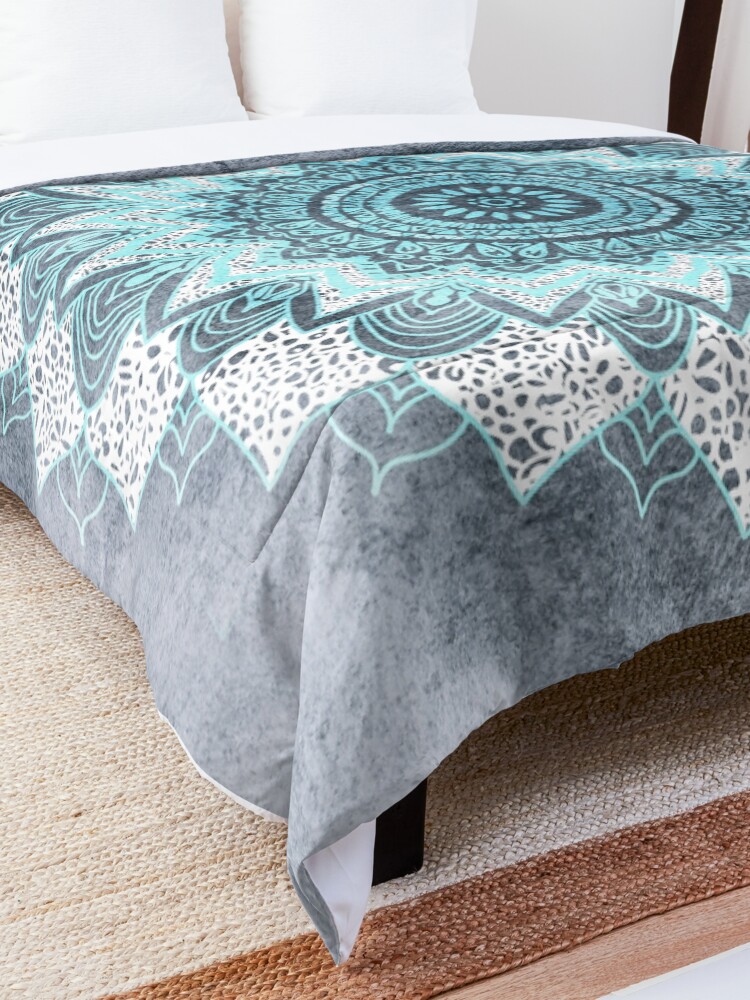 Alternate view of BOHOCHIC MANDALA IN BLUE Comforter