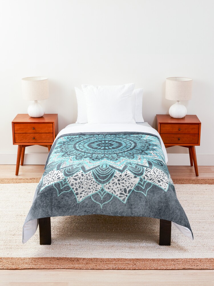 Alternate view of BOHOCHIC MANDALA IN BLUE Comforter