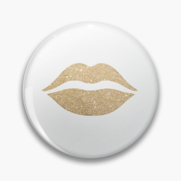 Item preview, Elegant glitter gold lips designed and sold by NaughtyCat.