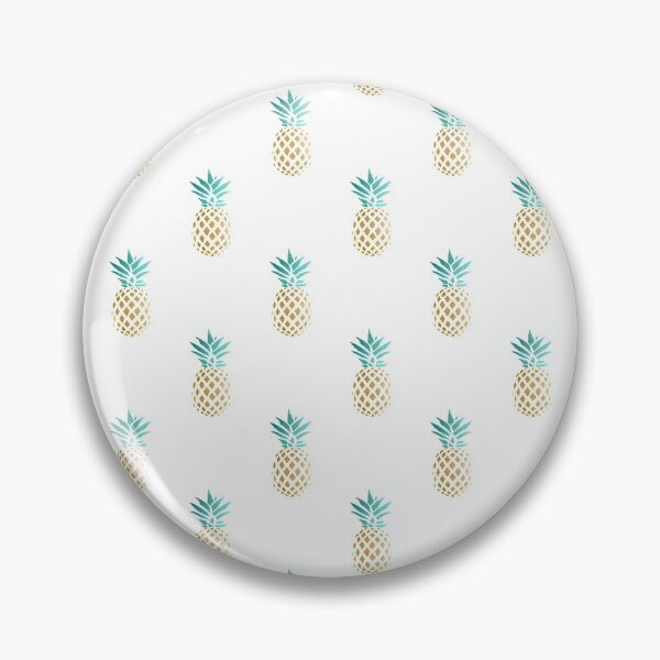 Item preview, Summer faux gold pineapple pattern designed and sold by NaughtyCat.