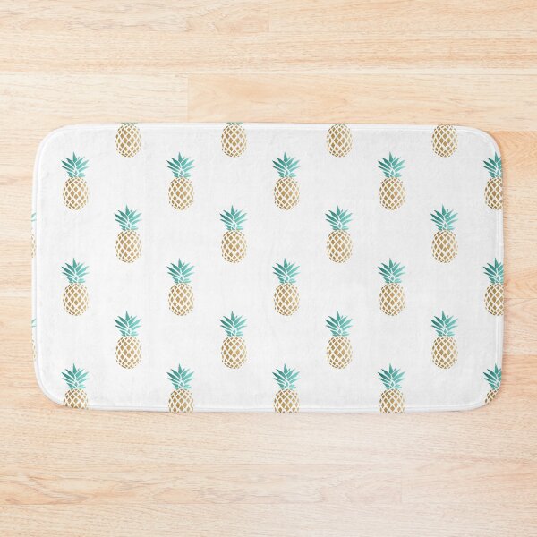 Item preview, Summer faux gold pineapple pattern designed and sold by NaughtyCat.