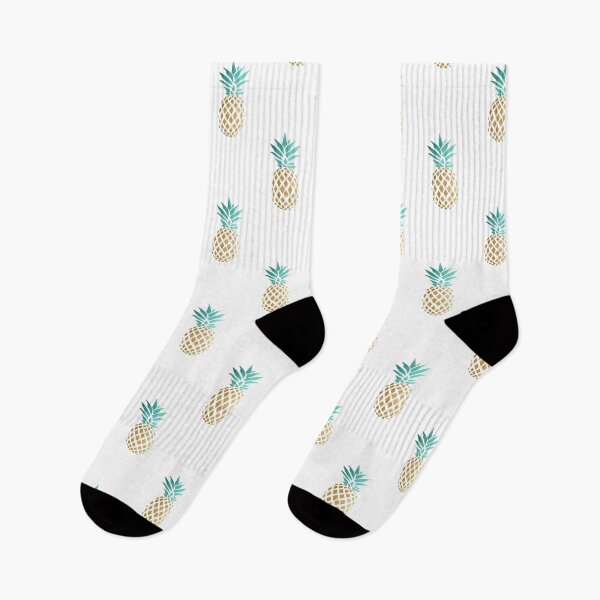 Item preview, Summer faux gold pineapple pattern designed and sold by NaughtyCat.