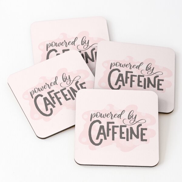 Item preview, Powered by Caffeine designed and sold by MamSelle.