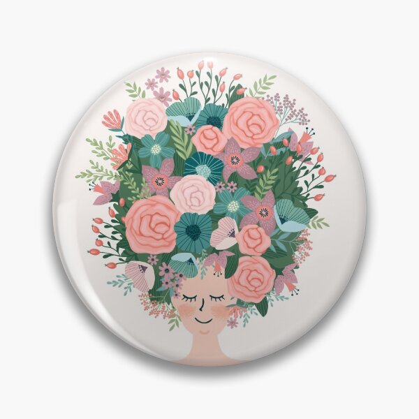 Item preview, Plant Lady Cute Girl Floral Head Love Earth designed and sold by ClassicalHollow.