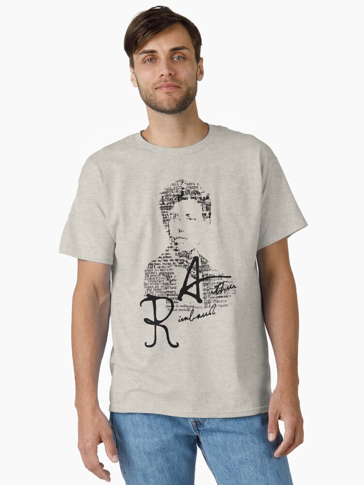 Thumbnail 1 of 7, Classic T-Shirt, Rimbaud designed and sold by DrTigrou.