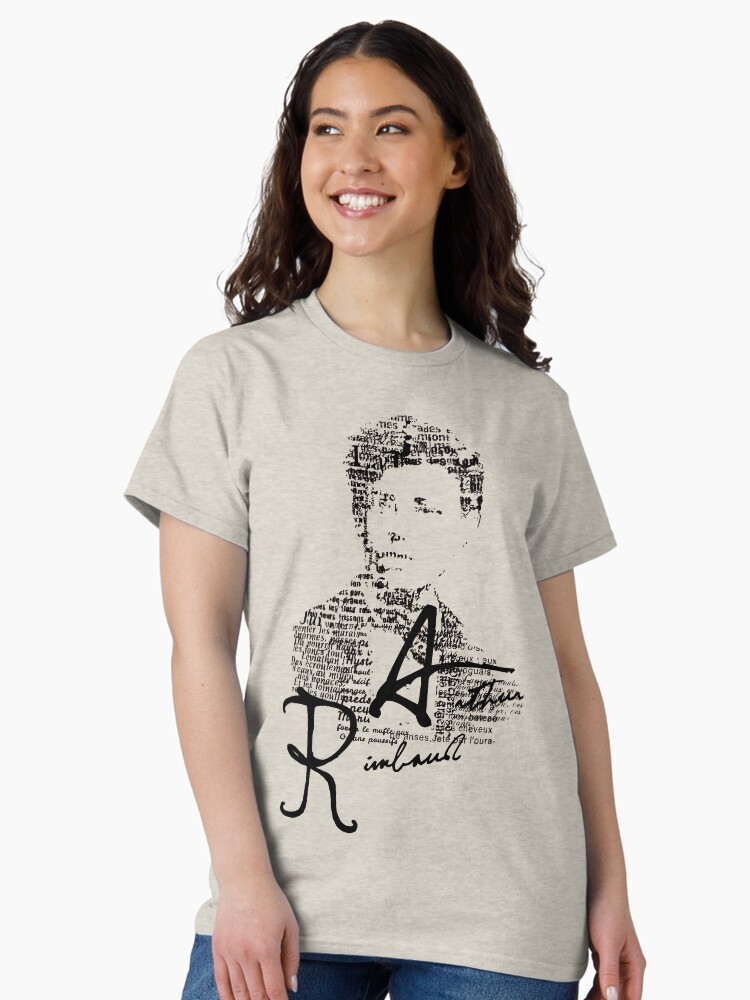 Thumbnail 2 of 7, Classic T-Shirt, Rimbaud designed and sold by DrTigrou.