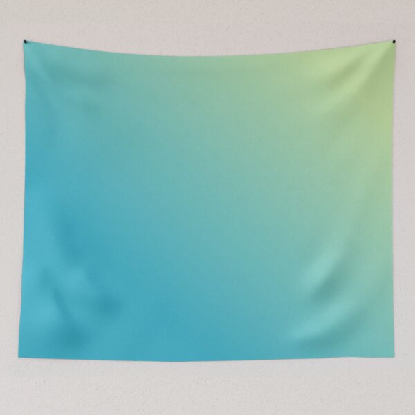 Item preview, Radiant Turquoise and Yellow and Green Gradient Ombre designed and sold by artsome-design.