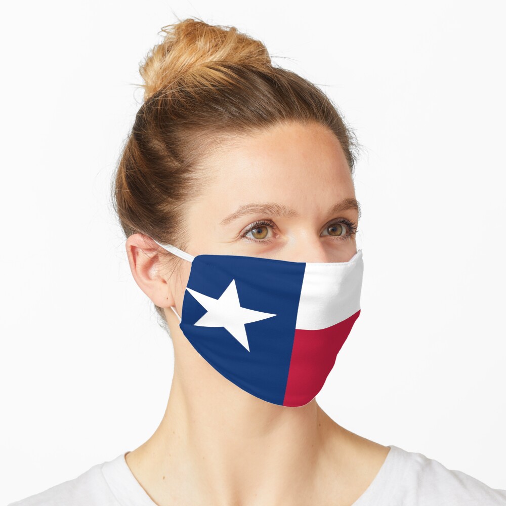 Austin Texas State Flag Badge Pin Mask