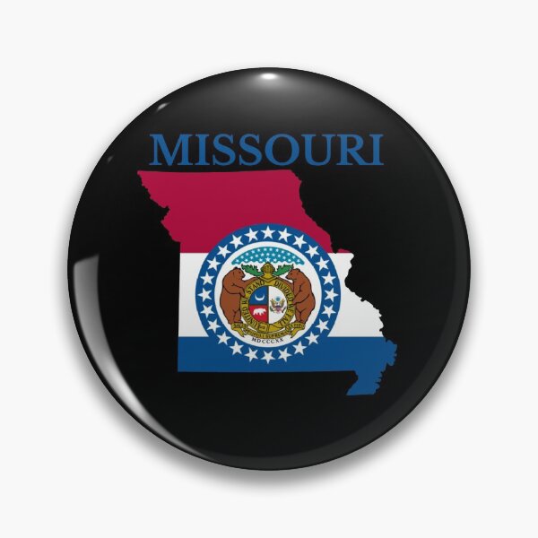 Item preview, Missouri Flag Map designed and sold by marosharaf.