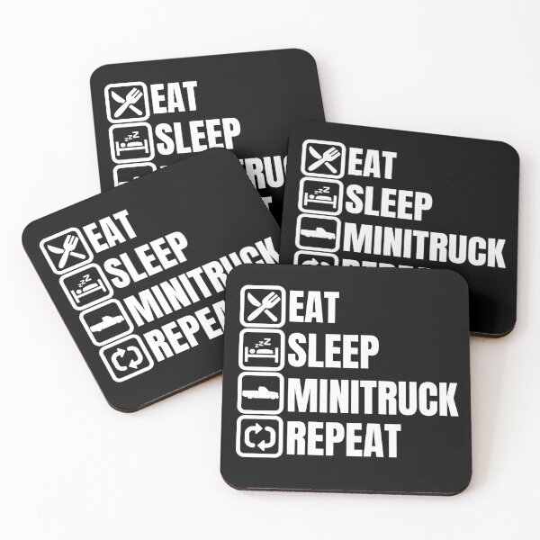 Item preview, Eat Sleep Minitruck Repeat designed and sold by QCuLT.