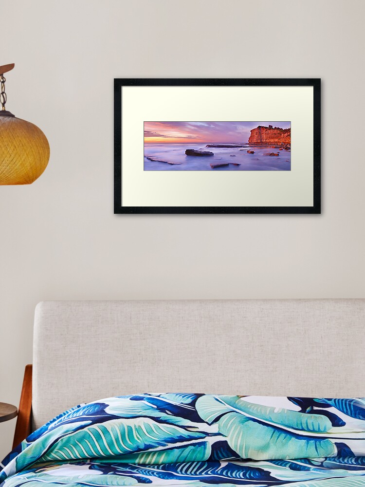 Thumbnail 2 of 7, Framed Art Print, The Skillion, Terrigal, New South Wales, Australia designed and sold by Chockstone.