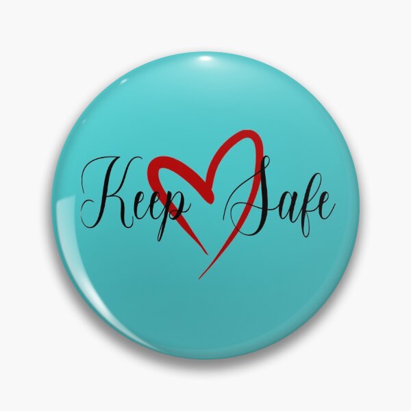 Item preview, Keep Safe with Heart designed and sold by KA DESIGNS.