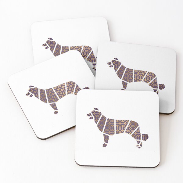 Item preview, Geometric Border Collie designed and sold by WildGeometric.