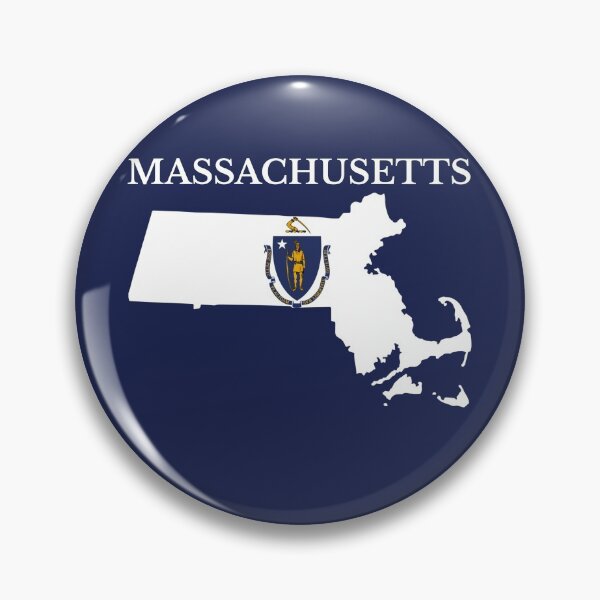 Item preview, Massachusetts Flag Map designed and sold by marosharaf.