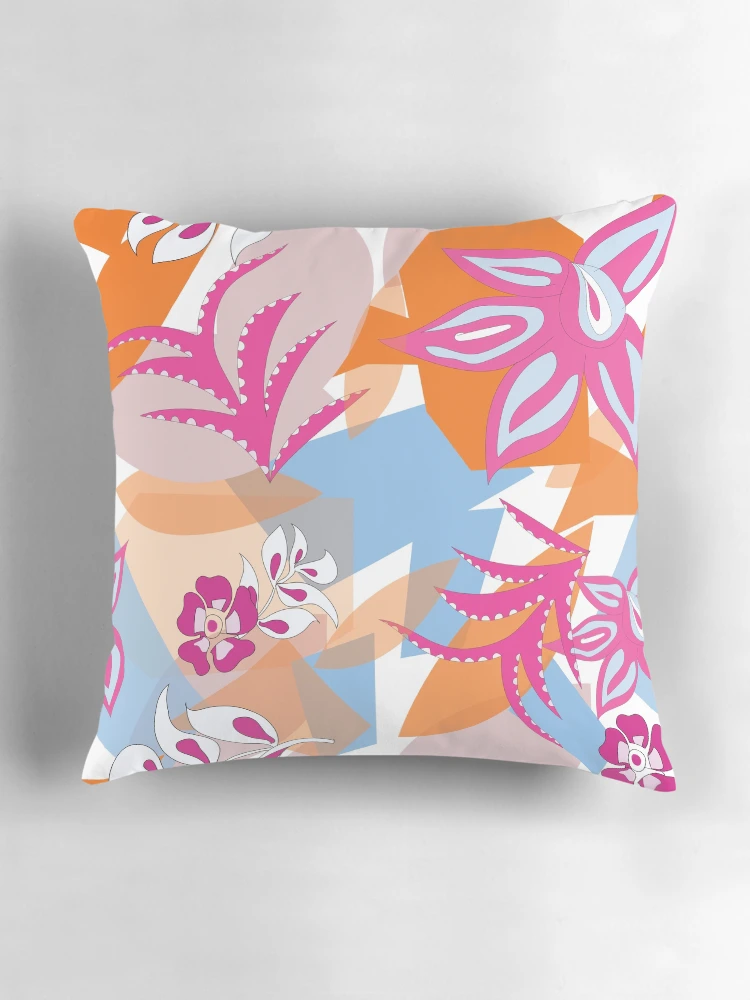 Thumbnail 3 of 4, Pillow, Abstract flower designed and sold by Rococodesigns.