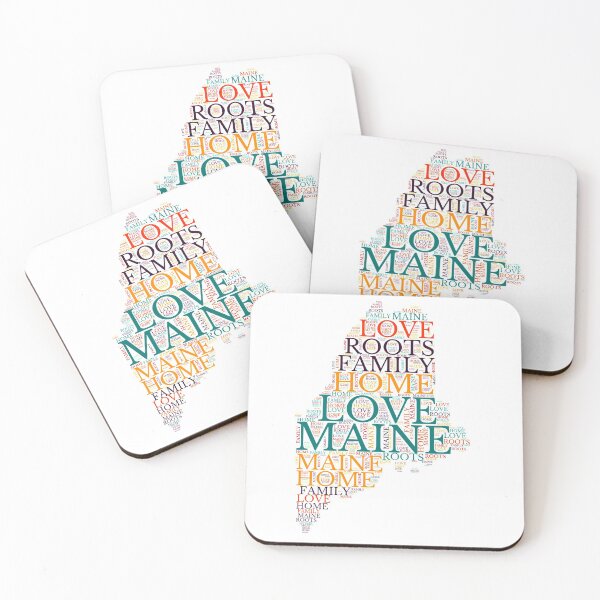 Item preview, Maine State Home, Love, Roots and Family Map designed and sold by marosharaf.