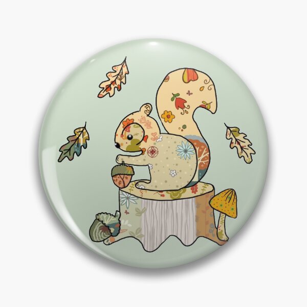 Item preview, Colorful squirrel designed and sold by Blumchen.