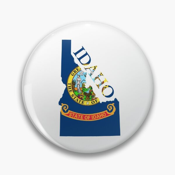 Item preview, Idaho map flag designed and sold by marosharaf.