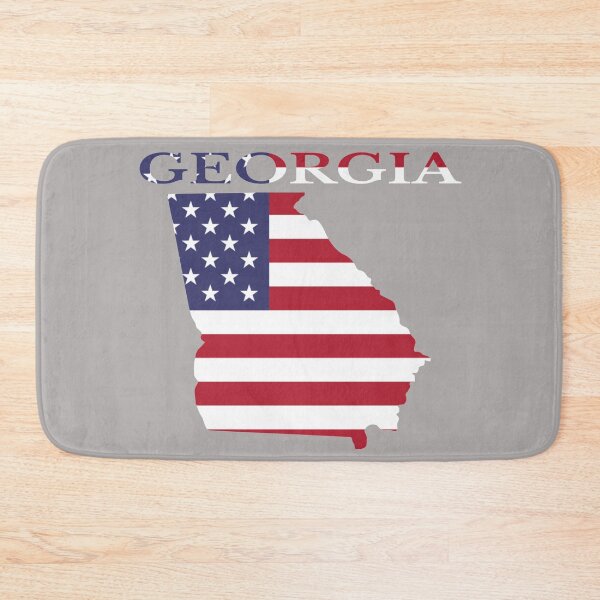 Item preview, Georgia american flag Map designed and sold by marosharaf.