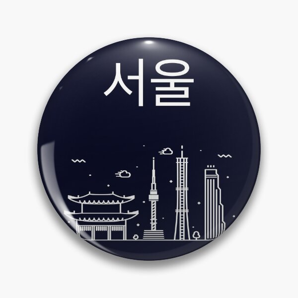 Item preview, Seoul Korea in Hangul  designed and sold by madtoyman.