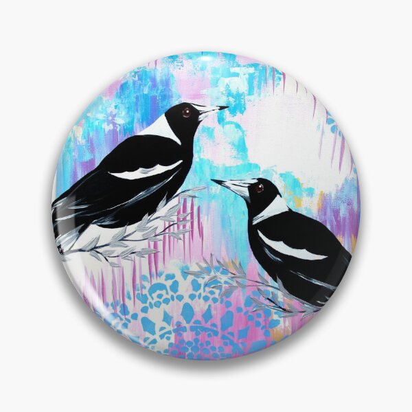 Item preview, Magpies, Australian Birds, Australian Magpies, Australian Magpie designed and sold by CateJacobs.