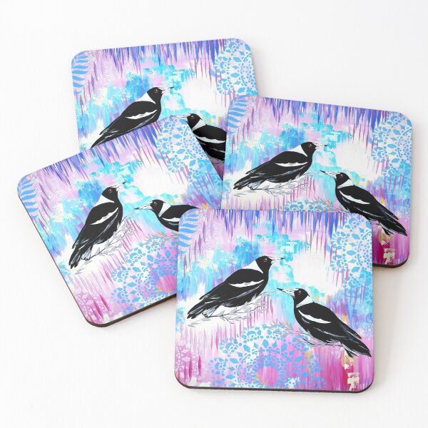 Item preview, Magpies, Australian Birds, Australian Magpies, Australian Magpie designed and sold by CateJacobs.