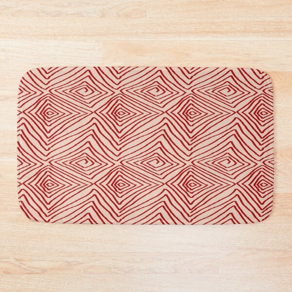 Item preview, red pink diamond pattern  designed and sold by adrienne75.