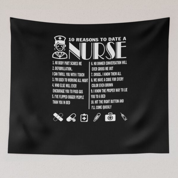 Item preview, 10 Reasons To Date A Nurse T Shirt designed and sold by HuyPhuc.