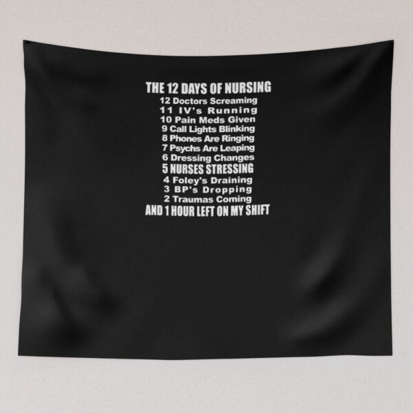 Item preview, 12 Days of Nursing designed and sold by HuyPhuc.