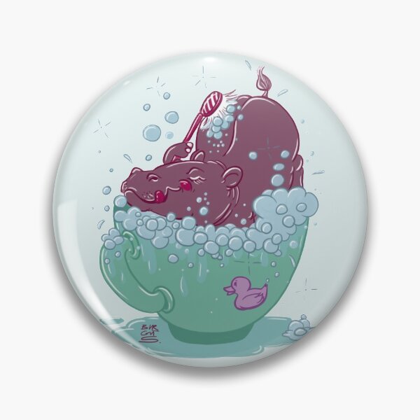 Item preview, Happy Hippo Mug Bath designed and sold by Birgit Schiffer.