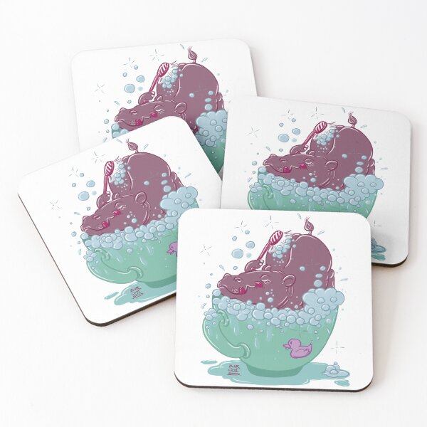 Item preview, Happy Hippo Mug Bath designed and sold by Birgit Schiffer.