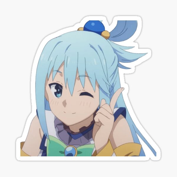 Kazuma Satou from Konosuba Glossy Sticker Anime Appliances, Walls, Windows!