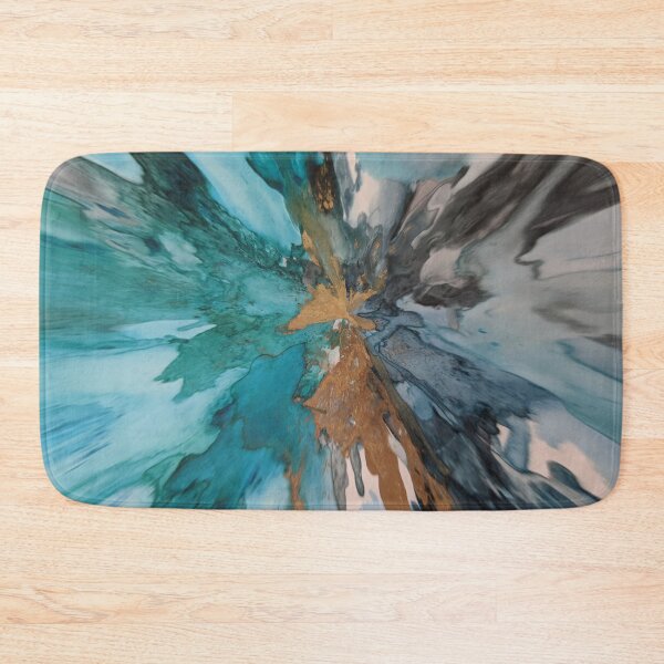 Item preview, Teal and Gold Explosion designed and sold by JillyBeanDesign.