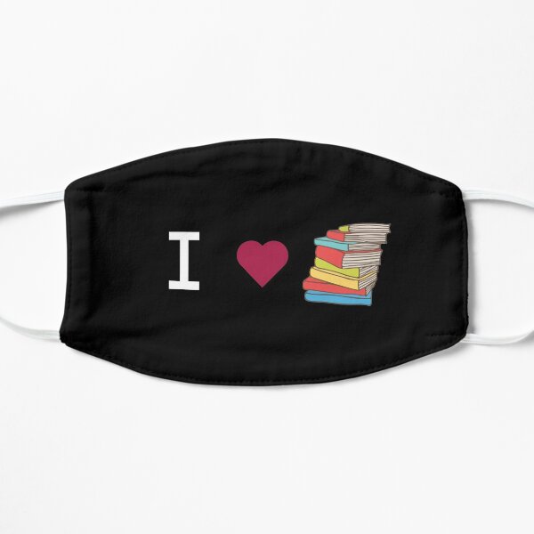 I Love Reading - Funny Reading Gift Bookworm Librarian Mask