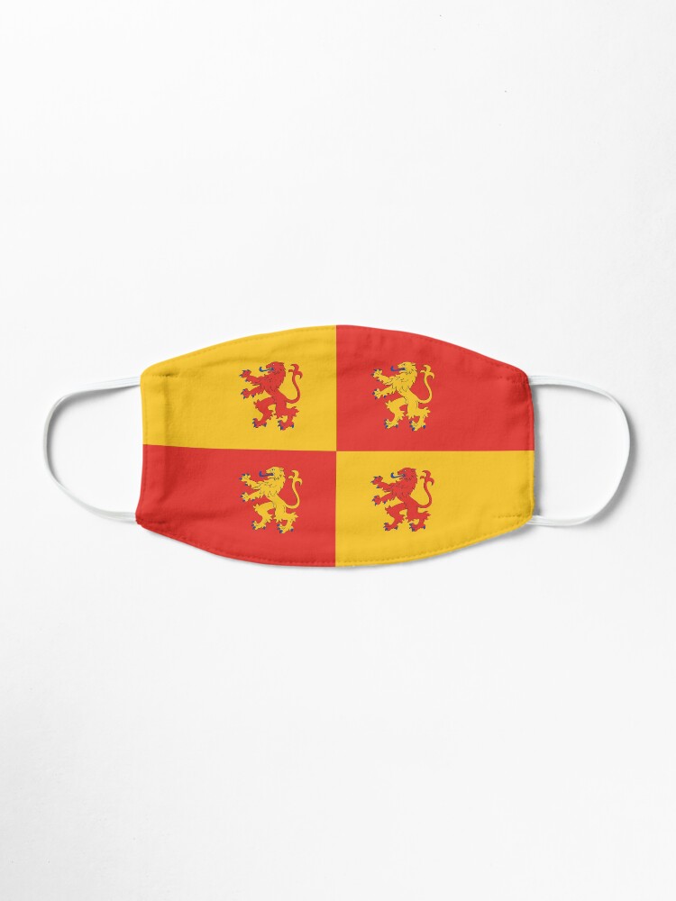 Alternate view of Baner Owain Glyndŵr Flag, Welsh Flag, Wales Mask