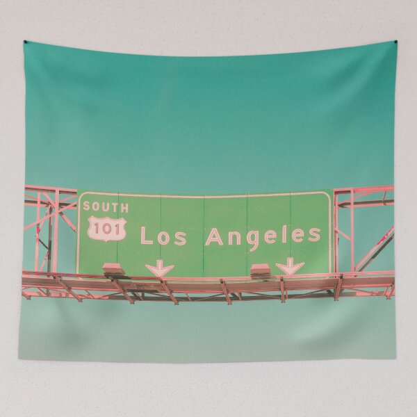 Item preview, Los Angeles Highway sign designed and sold by hraunphoto.