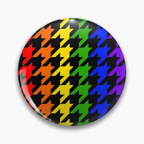 Item preview, Rainbow Houndstooth designed and sold by christinaashman.