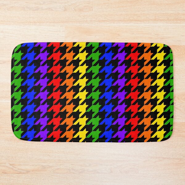 Item preview, Rainbow Houndstooth designed and sold by christinaashman.