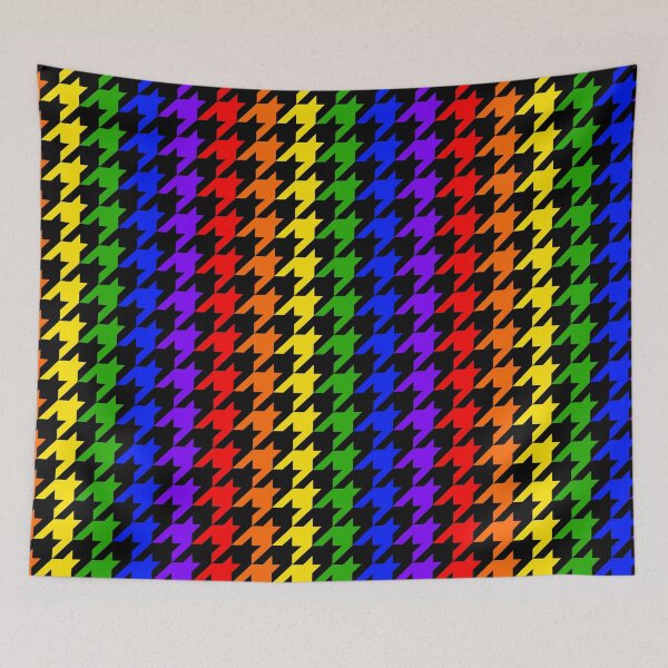 Item preview, Rainbow Houndstooth designed and sold by christinaashman.