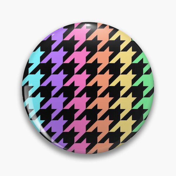 Item preview, Pastel Rainbow Houndstooth designed and sold by christinaashman.
