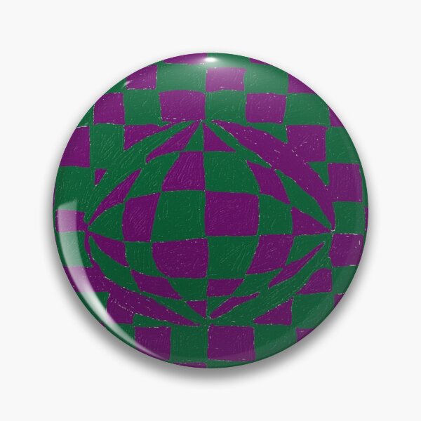 Item preview, Green & purple spheroid designed and sold by damelibellule.
