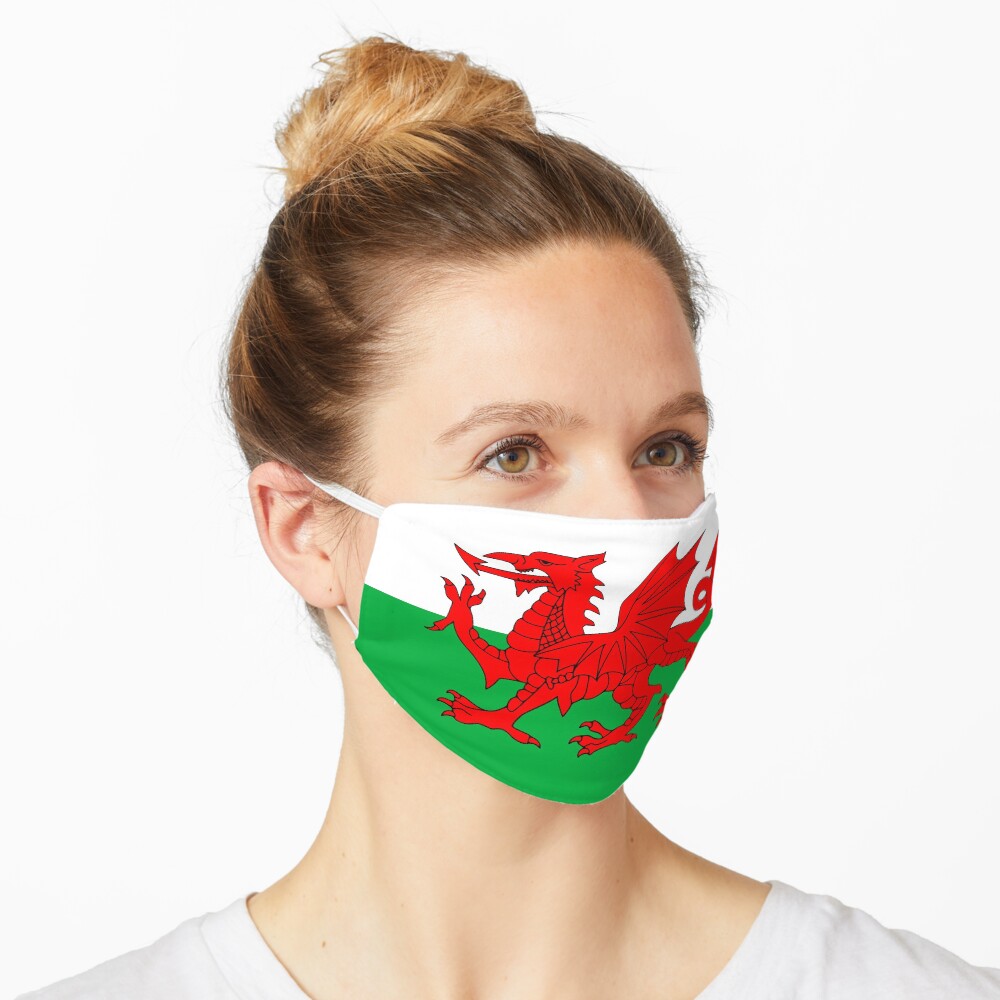 Welsh Flag, Baner Cymru, Y Ddraig Goch, Welsh Dragon Mask