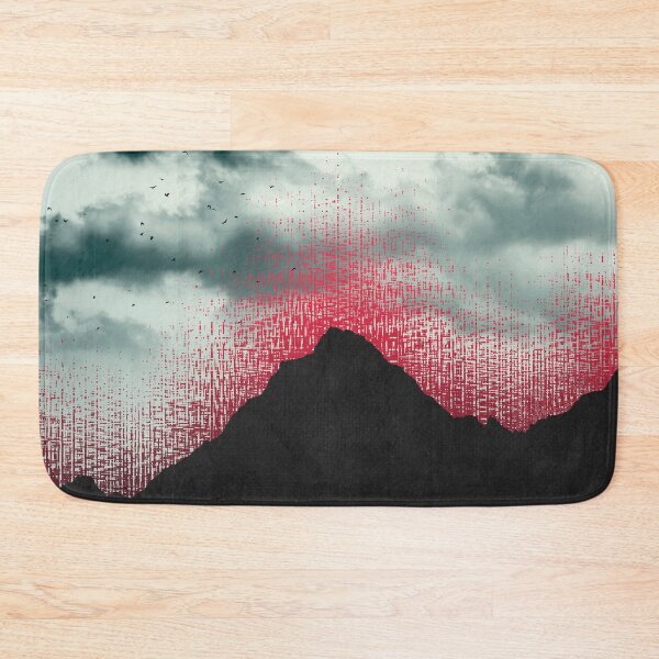 Item preview, erosion - abstract mountain landscape designed and sold by Dyrk Wyst Redbubble Shop.