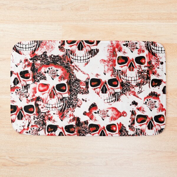 Artikelvorschau, Cloudy Skulls, red white entworfen und verkauft von Jamcolors.