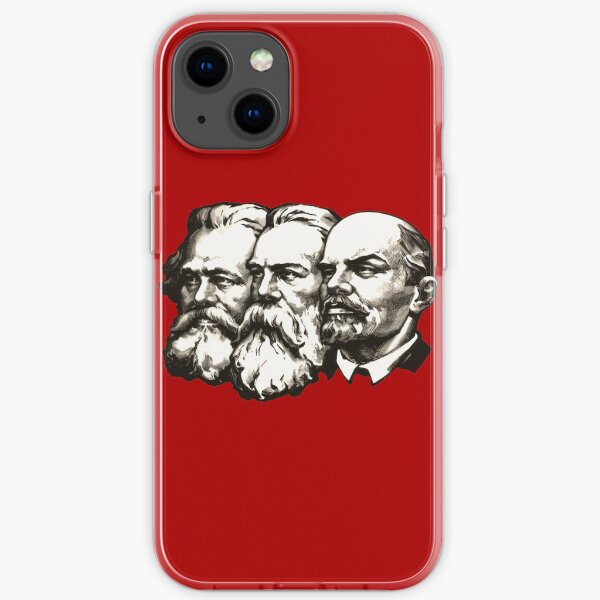 Marx, Engels et Lénine Coque souple iPhone