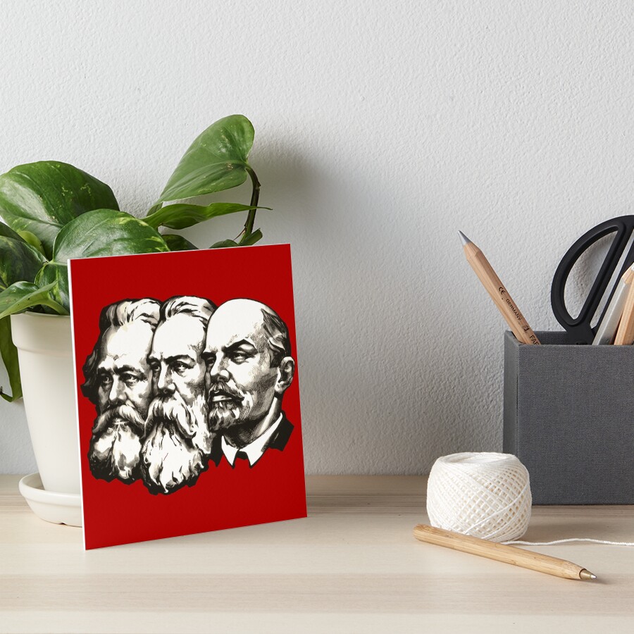Marx, Engels and Lenin 