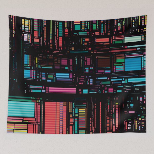 Item preview, Eightees Trendy Nerd Computer chip Pattern designed and sold by LJWDesigns.